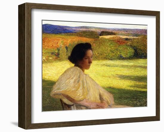 Meditation, 1896-Henri Martin-Framed Giclee Print