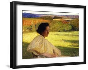 Meditation, 1896-Henri Martin-Framed Giclee Print