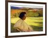 Meditation, 1896-Henri Martin-Framed Giclee Print