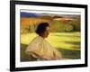 Meditation, 1896-Henri Martin-Framed Giclee Print