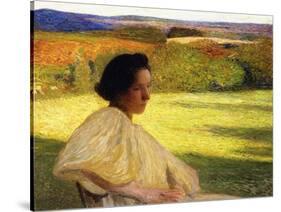 Meditation, 1896-Henri Martin-Stretched Canvas