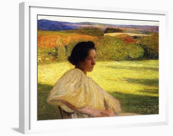 Meditation, 1896-Henri Martin-Framed Giclee Print