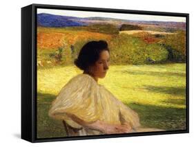 Meditation, 1896-Henri Martin-Framed Stretched Canvas