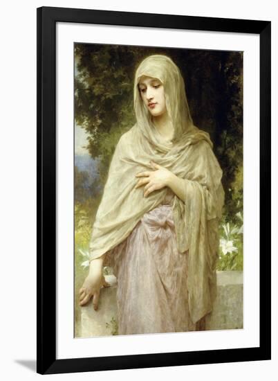 Meditation, 1902-William Adolphe Bouguereau-Framed Giclee Print