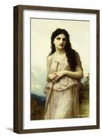 Meditation, 1902-William Adolphe Bouguereau-Framed Giclee Print