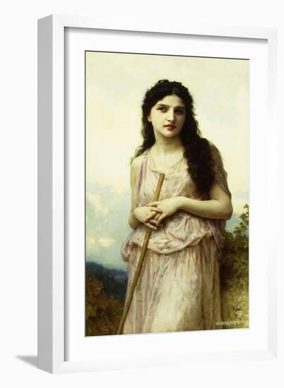 Meditation, 1902-William Adolphe Bouguereau-Framed Giclee Print