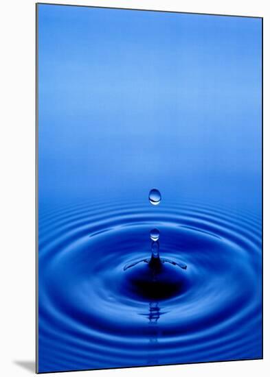 Meditation Drop-null-Mounted Art Print