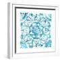 Meditation Tiles IV-Chariklia Zarris-Framed Art Print