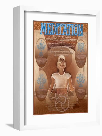 Meditation-null-Framed Art Print