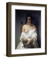 Meditation-Francesco Hayez-Framed Art Print