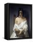 Meditation-Francesco Hayez-Framed Stretched Canvas