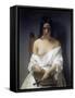 Meditation-Francesco Hayez-Framed Stretched Canvas