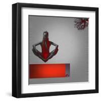 Meditation-NaxArt-Framed Art Print