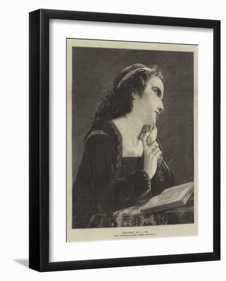 Meditation-Pierre-Auguste Cot-Framed Giclee Print