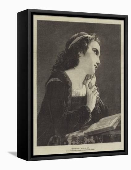 Meditation-Pierre-Auguste Cot-Framed Stretched Canvas