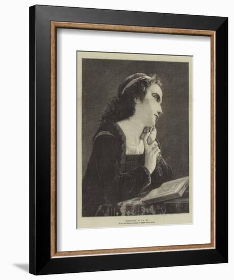 Meditation-Pierre-Auguste Cot-Framed Giclee Print