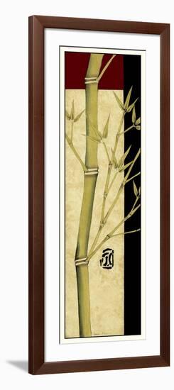 Meditative Bamboo Panel I-Jennifer Goldberger-Framed Art Print