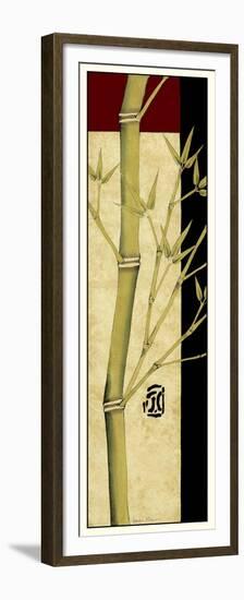 Meditative Bamboo Panel I-Jennifer Goldberger-Framed Premium Giclee Print