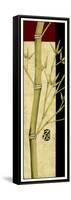 Meditative Bamboo Panel I-Jennifer Goldberger-Framed Stretched Canvas