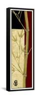 Meditative Bamboo Panel II-Jennifer Goldberger-Framed Stretched Canvas