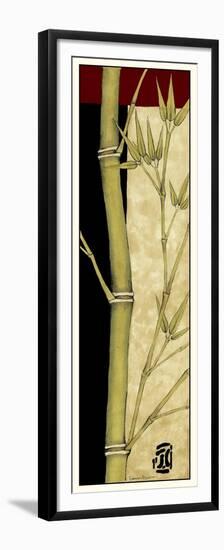 Meditative Bamboo Panel III-Jennifer Goldberger-Framed Premium Giclee Print