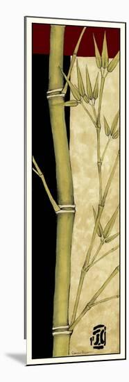 Meditative Bamboo Panel III-Jennifer Goldberger-Mounted Premium Giclee Print