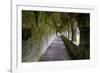 Meditative passageway is part of Moyne Abbey, one of the largest and most intact abbeys in Ireland.-Betty Sederquist-Framed Photographic Print