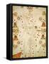 Mediterranean and the Black Sea Map, 1563-Jaume Olives-Framed Stretched Canvas