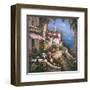 Mediterranean Arches I-Gabriela-Framed Art Print