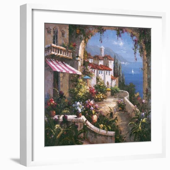 Mediterranean Arches I-Gabriela-Framed Art Print