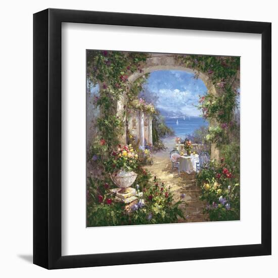 Mediterranean Arches II-Gabriela-Framed Art Print