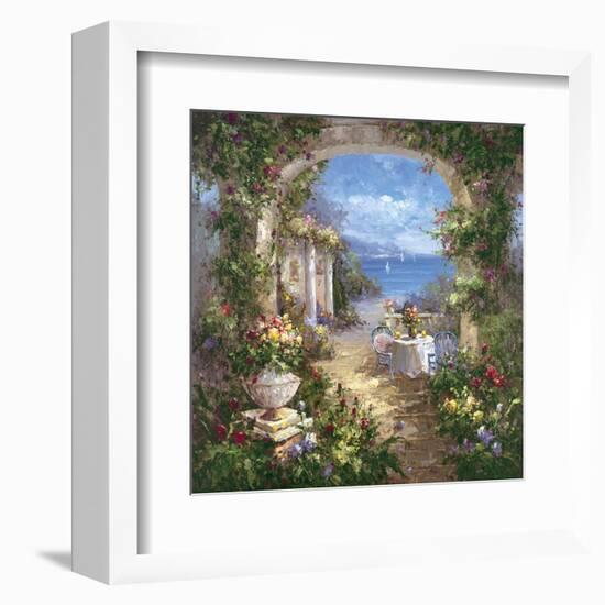 Mediterranean Arches II-Gabriela-Framed Art Print