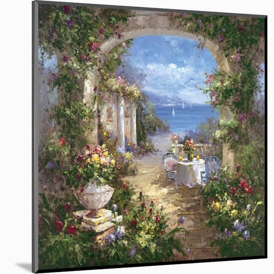 Mediterranean Arches II-Gabriela-Mounted Art Print