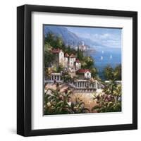 Mediterranean Arches III-Gabriela-Framed Art Print