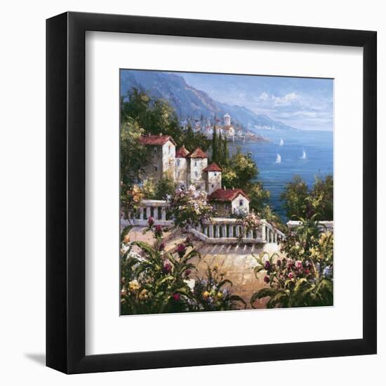 Mediterranean Arches III-Gabriela-Framed Art Print