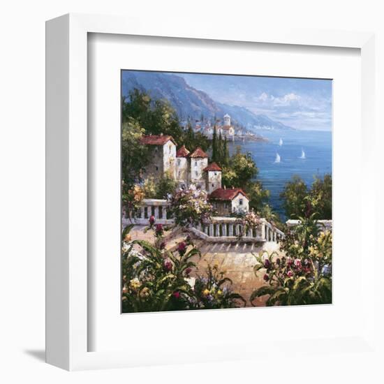 Mediterranean Arches III-Gabriela-Framed Art Print