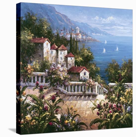 Mediterranean Arches III-Gabriela-Stretched Canvas