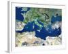 Mediterranean Basin, Satellite Image-PLANETOBSERVER-Framed Photographic Print