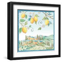 Mediterranean Breeze IX-Daphne Brissonnet-Framed Art Print