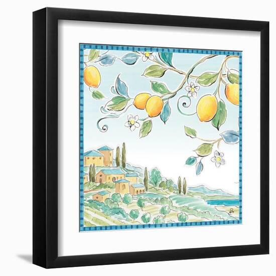 Mediterranean Breeze X-Daphne Brissonnet-Framed Art Print