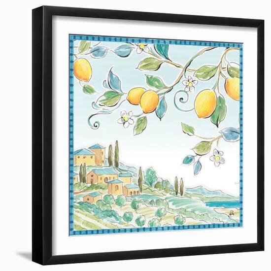 Mediterranean Breeze X-Daphne Brissonnet-Framed Art Print