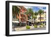 Mediterranean Cafe-George Oze-Framed Photographic Print