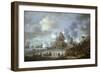 Mediterranean Castle under Siege from the Turks-Jan Peeters-Framed Giclee Print