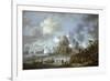 Mediterranean Castle under Siege from the Turks-Jan Peeters-Framed Giclee Print