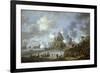 Mediterranean Castle under Siege from the Turks-Jan Peeters-Framed Giclee Print