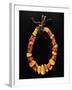 Mediterranean Coral Necklace and Desert Amber Assembled in Morocco in 18th Century-null-Framed Giclee Print