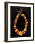 Mediterranean Coral Necklace and Desert Amber Assembled in Morocco in 18th Century-null-Framed Giclee Print