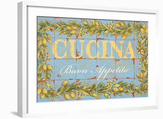 Mediterranean Cucina-Michael Letzig-Framed Art Print