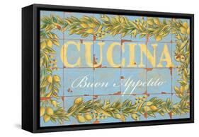 Mediterranean Cucina-Michael Letzig-Framed Stretched Canvas