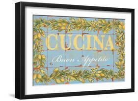 Mediterranean Cucina-Michael Letzig-Framed Premium Giclee Print